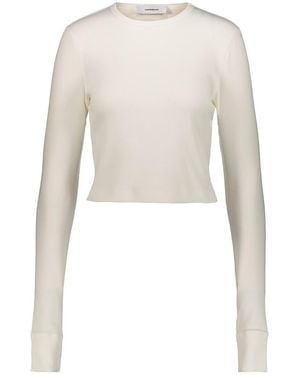 Wardrobe NYC Hailey Bieber Long Sleeve Tee Clothing - White