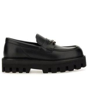 McQueen "parachute" Loafer With Buckle T - Black