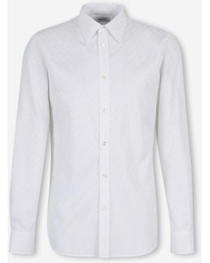 McQueen Skull Motif Shirt - White