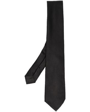 Giorgio Armani Woven Jacquard Tie - Black