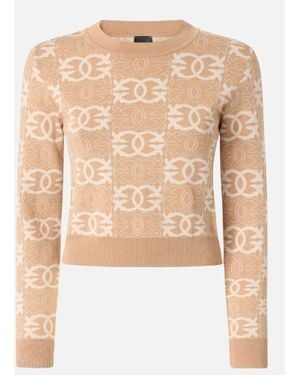 Pinko Gypsies Cropped Jacquard - Natural