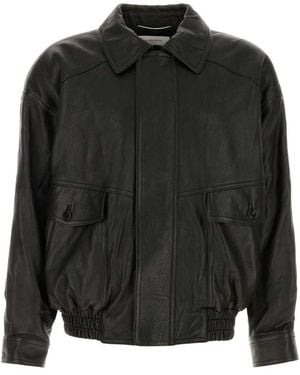 Saint Laurent Black Leather Jacket