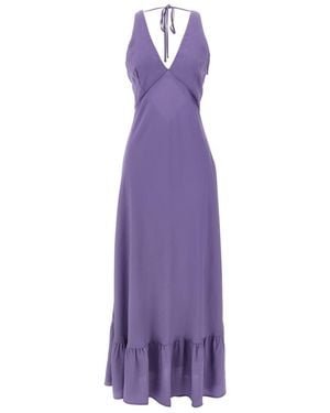 Twinset Long Dress - Purple