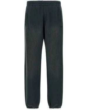 Golden Goose Brushed Cotton Track Pants - Gray