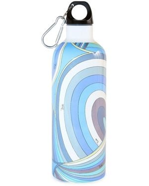 Emilio Pucci Iride-Print Thermo Bottle Accessories - Blue