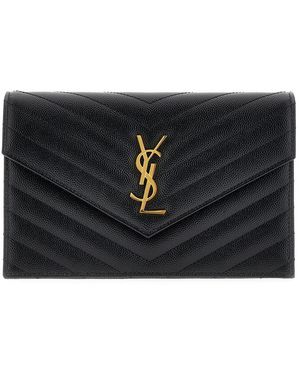 Saint Laurent Wallets - Black