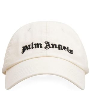 Palm Angels Logo Baseball Cap - Natural