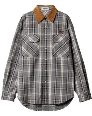 Miu Miu Shirts - Grey