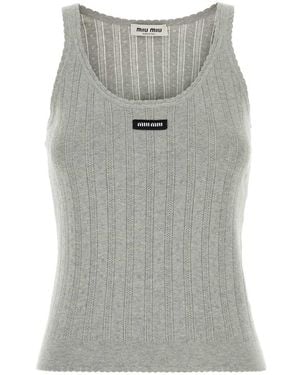 Miu Miu Knitwear - Grey