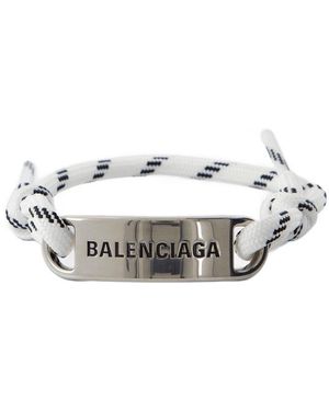 Balenciaga Plate Bracelet - Metallic