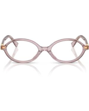 Miu Miu 0Mu 01Xv Miu Regard Eyeglasses - Brown