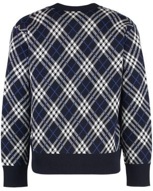 Burberry Wool Cardigan - Blue
