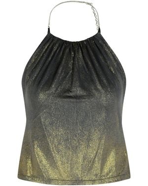 DIESEL Acetate Blend Top - Black