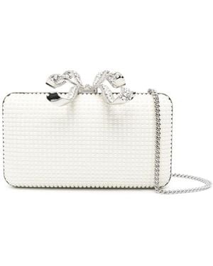 Self-Portrait Clutch - White