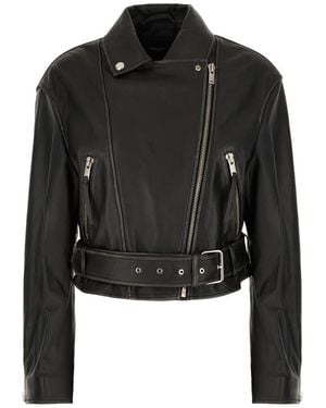 Weekend by Maxmara Nappa Leather Jacket - Black