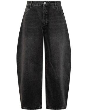 Studio Nicholson Barrel Fit Jeans - Black