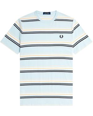 Fred Perry Cotton T-shirt - Blue