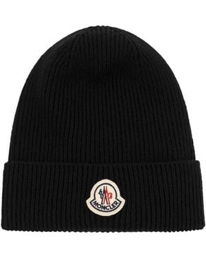 Moncler Woollen Hat - Black
