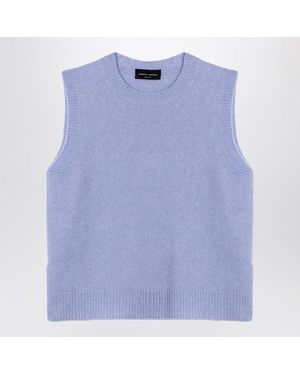Roberto Collina Light Blend Waistcoat - Blue