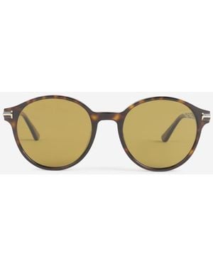 Tom Ford Round Sunglasses - Metallic