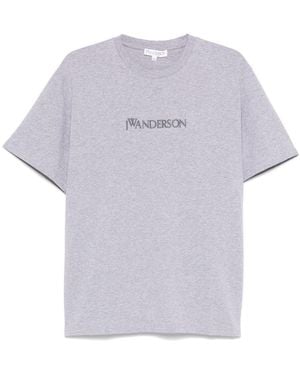 【関税&送料込】JW ANDERSON T-shirts and Polos Grey JW Anderson T-shirts for Men | Online Sale up to 49% off | Lyst