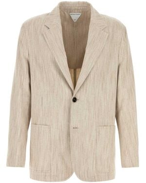 Bottega Veneta Textured Blazer - Natural