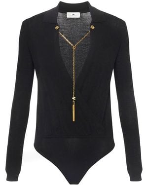 Elisabetta Franchi Tops - Black