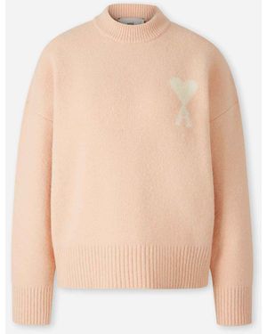 Ami Paris Knit Sweater - Natural