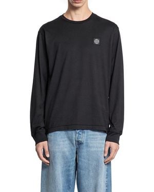 Stone Island T-Shirts & Tank Tops - Black