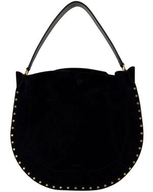 Isabel Marant Oskan Hobo Soft Gz Shoulder Bag - Black
