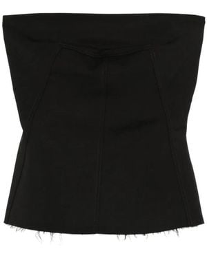 Rick Owens Strapless Top - Black