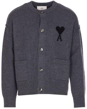 Ami Paris Sweaters - Blue
