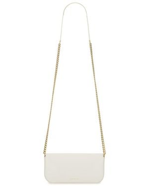 McQueen "skull Flower" Bag Small - White