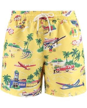 Polo Ralph Lauren Nylon Swim Shorts - Yellow