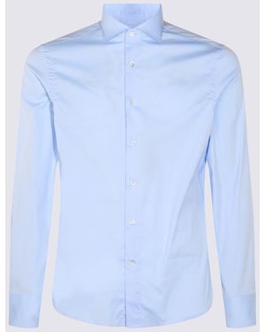 Canali Light Cotton Shirt - Blue
