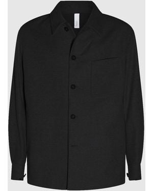Hevò Wool Casual Jacket - Black