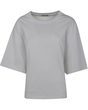 DARKPARK Doyle Draped Short Sleeved Tee Clothing - Grey