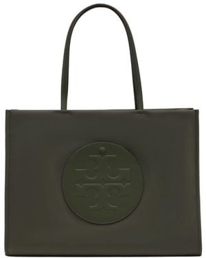 Tory Burch Ella Tote Shopper Bag - Green