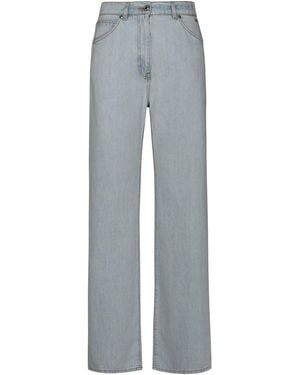 MSGM Wide-Leg Jeans - Gray