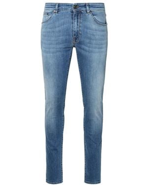 Pt05 Light Cotton Blend Jeans - Blue