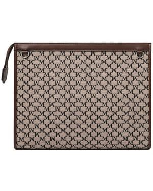 Max Mara "Mm Trousse" Pouch - Brown