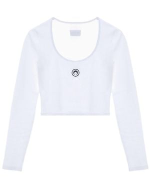 Marine Serre Top - White