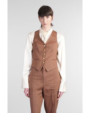 Tagliatore 0205 Giselle Vest - Brown