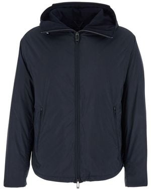 EA7 Nylon Blouson Jacket - Blue