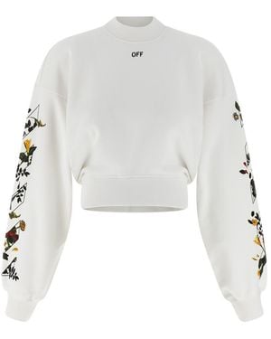 Off-White c/o Virgil Abloh 'flowers Arrow' Sweatshirt - White