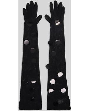 David Koma Gloves - Black