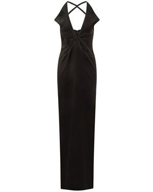 Monot Cut-out Maxi Dress - Black
