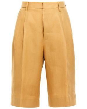 Tagliatore 'B-Effie' Bermuda Shorts - Yellow
