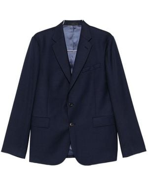 Paul Smith Wool Single-Breasted Suit - Blue