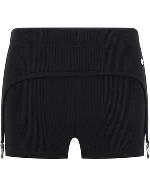 Jean Paul Gaultier 'The Garter' Shorts - Black
